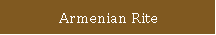 Armenian Rite